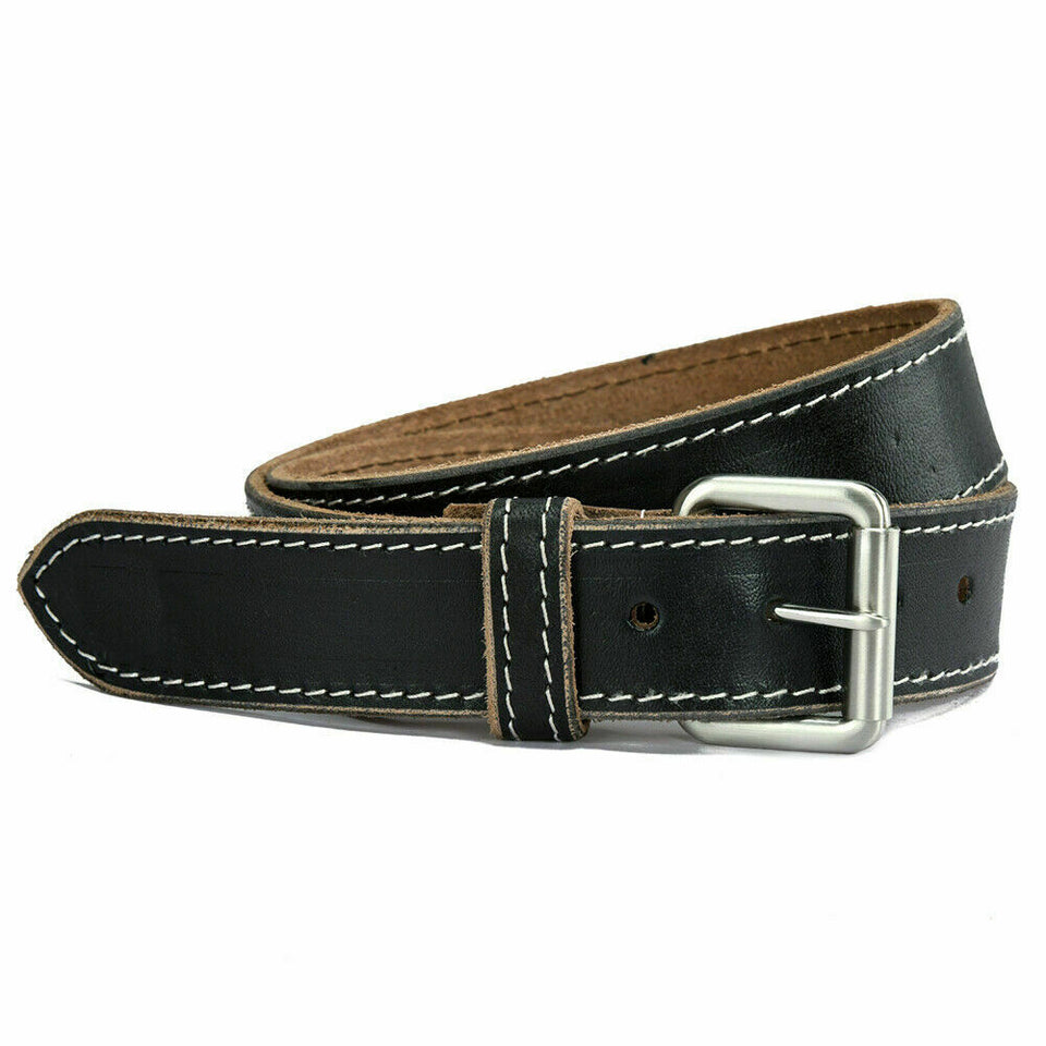 Texhide Men's Classic Leather Belt for Casual Use