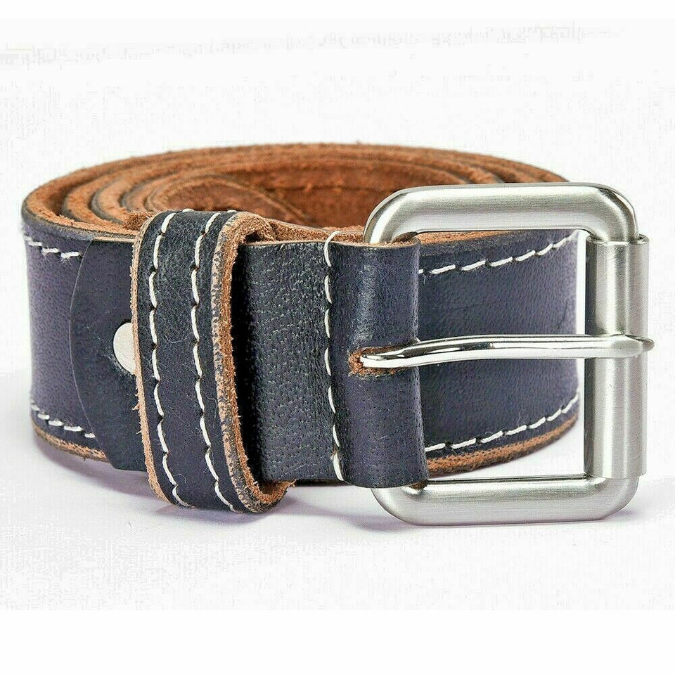 Texhide Men's Classic Leather Belt for Casual Use