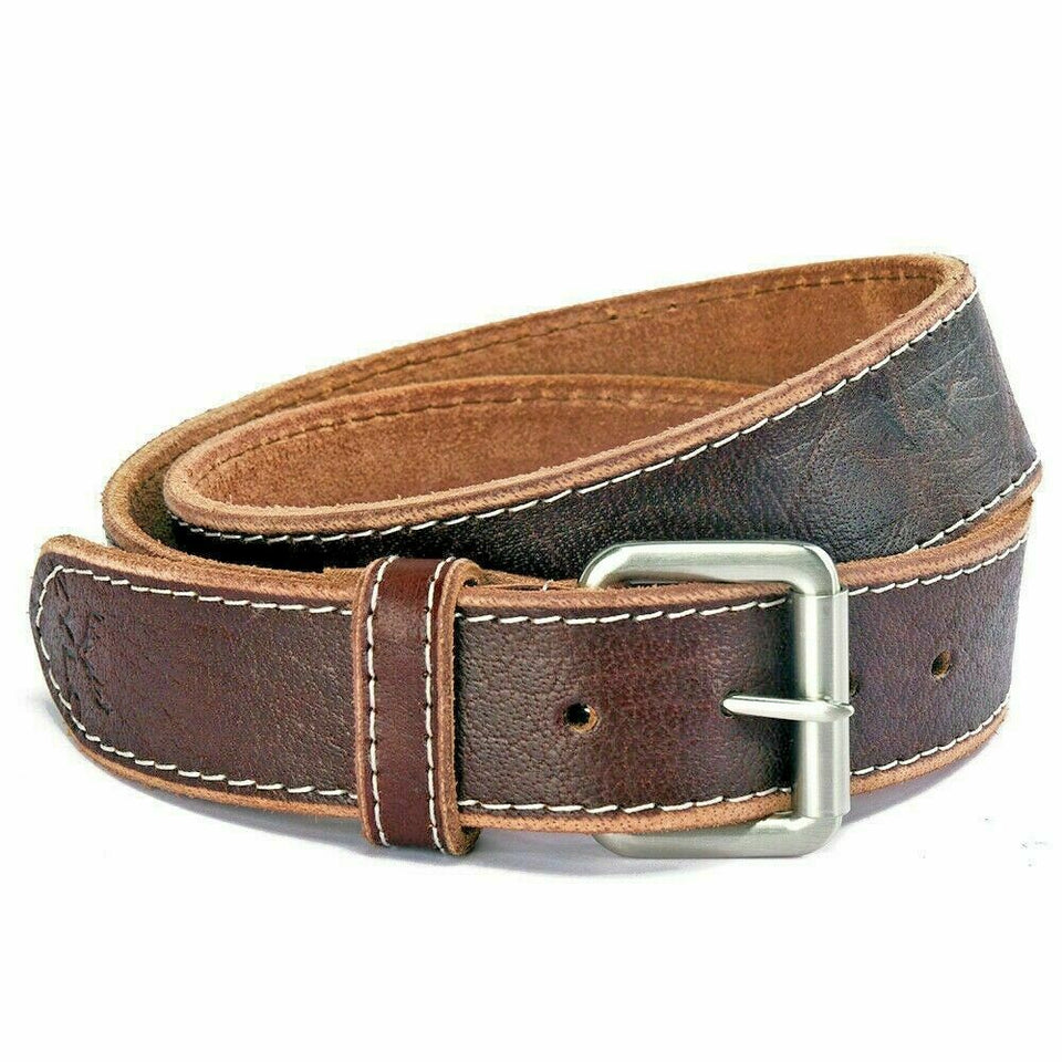 Texhide Men's Classic Leather Belt for Casual Use