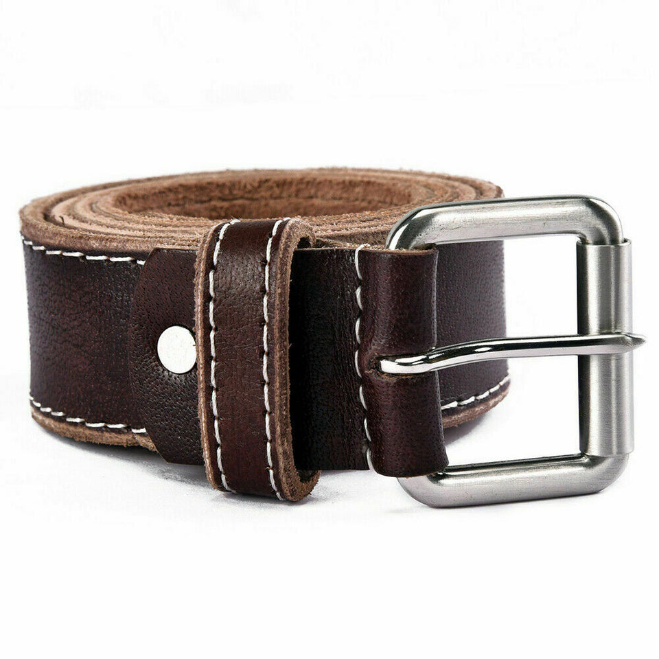 Texhide Men's Classic Leather Belt for Casual Use