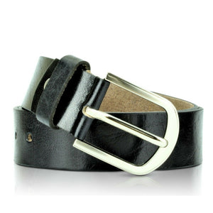 Texhide Stylish Leather Belts for Men (Black, Brown)