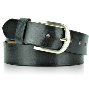 Texhide Stylish Leather Belts for Men (Black, Brown)