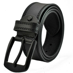 Texhide Stitched Stylish Leather Belt For Men (Black, Brown, Tan)