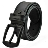 Texhide Stitched Stylish Leather Belt For Men (Black, Brown, Tan)