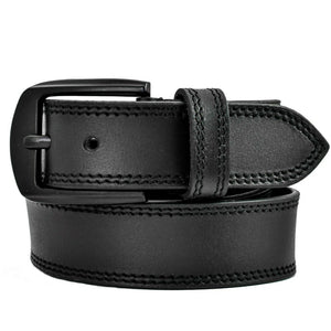 Texhide Stitched Stylish Leather Belt For Men (Black, Brown, Tan)
