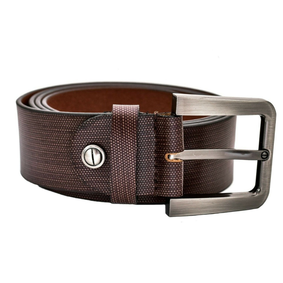 Texhide Casual Stylish Leather Belts for Men (Black, Brown)