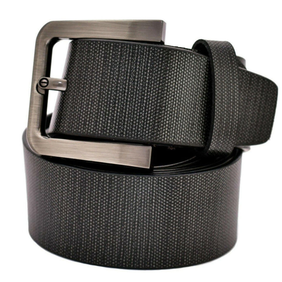 Texhide Casual Stylish Leather Belts for Men (Black, Brown)