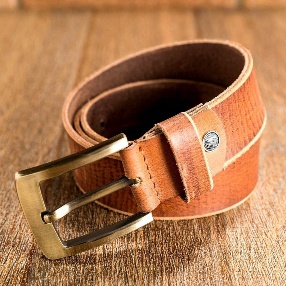 Texhide stylish Leather Belt For Men (Black, Brown, Tan)