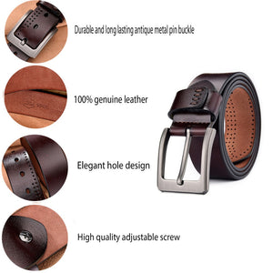 Texhide Mens Classic Leather Stylish Belts