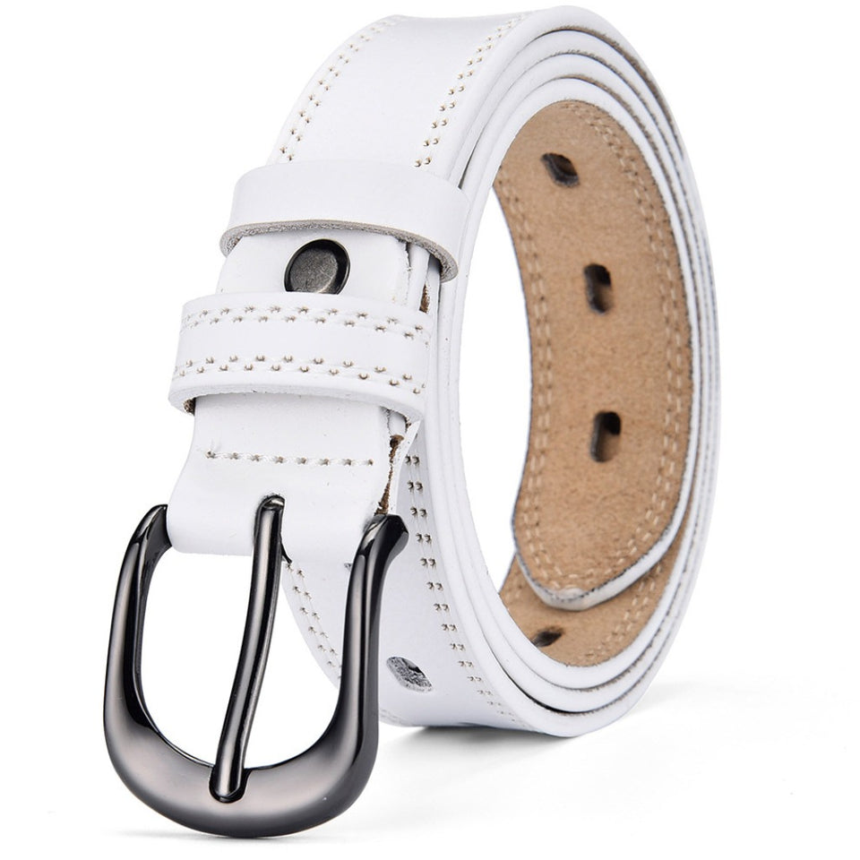 Texhide Stitched Stylish  Leather Belt For Men
