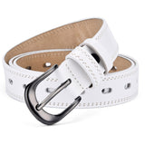 Texhide Stitched Stylish  Leather Belt For Men