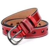Texhide Stitched Stylish  Leather Belt For Men