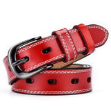Texhide Stitched Stylish  Leather Belt For Men