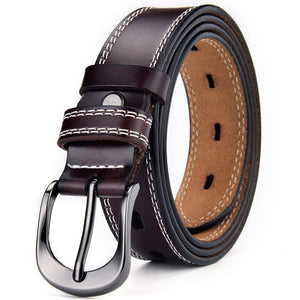Texhide Stitched Stylish  Leather Belt For Men