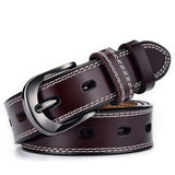 Texhide Stitched Stylish  Leather Belt For Men