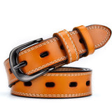 Texhide Stitched Stylish  Leather Belt For Men