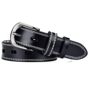 Texhide Stitched Stylish  Leather Belt For Men