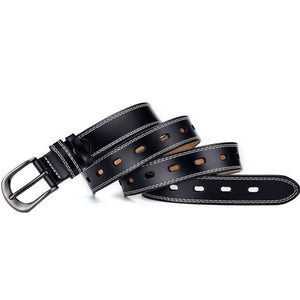 Texhide Stitched Stylish  Leather Belt For Men