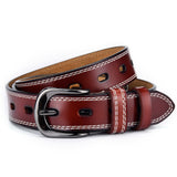 Texhide Stitched Stylish  Leather Belt For Men
