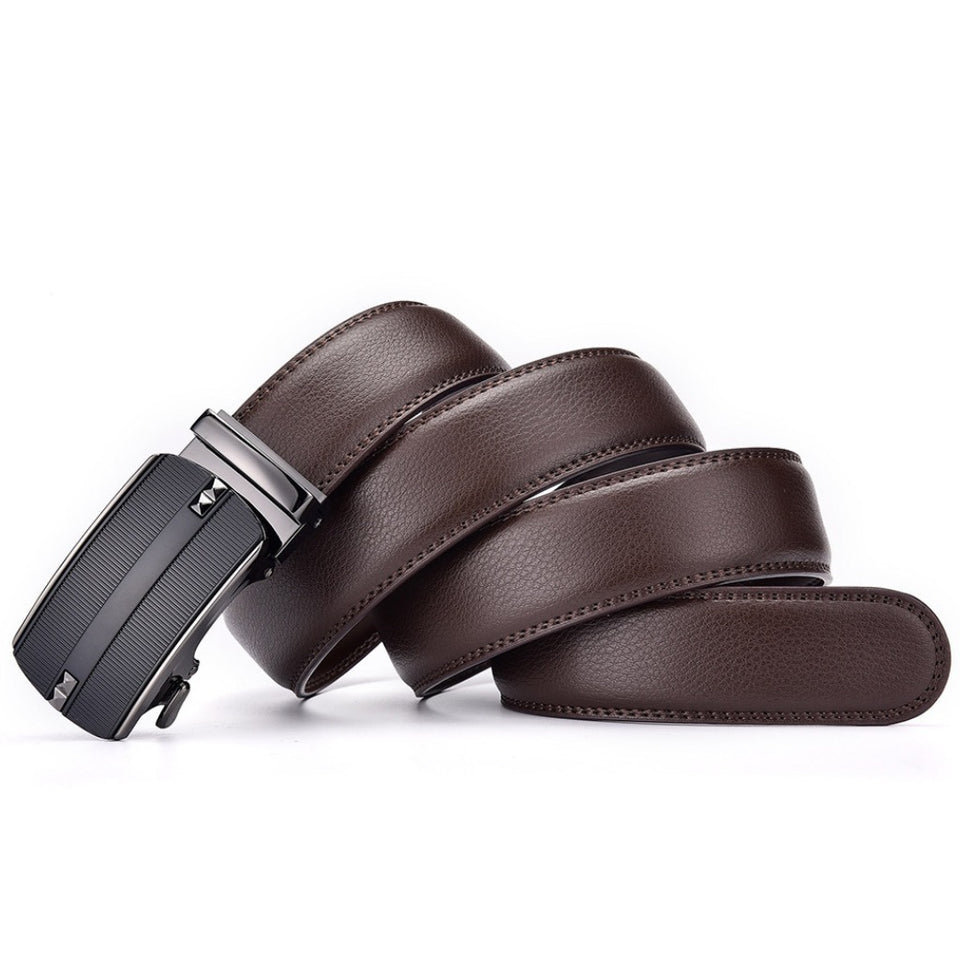 Texhide Standard Leather Belts for Men (Black, Brown)