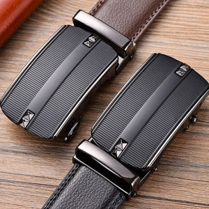 Texhide Standard Leather Belts for Men (Black, Brown)