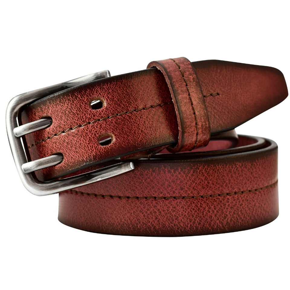 Texhide Stylish Leather Belts for Men (Black, Brown)