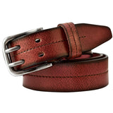 Texhide Stylish Leather Belts for Men (Black, Brown)