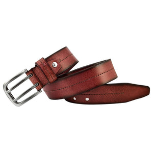 Texhide Stylish Leather Belts for Men (Black, Brown)