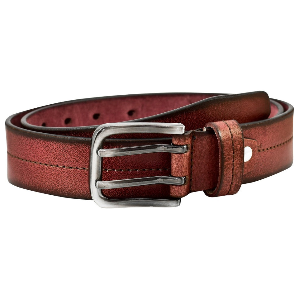 Texhide Stylish Leather Belts for Men (Black, Brown)