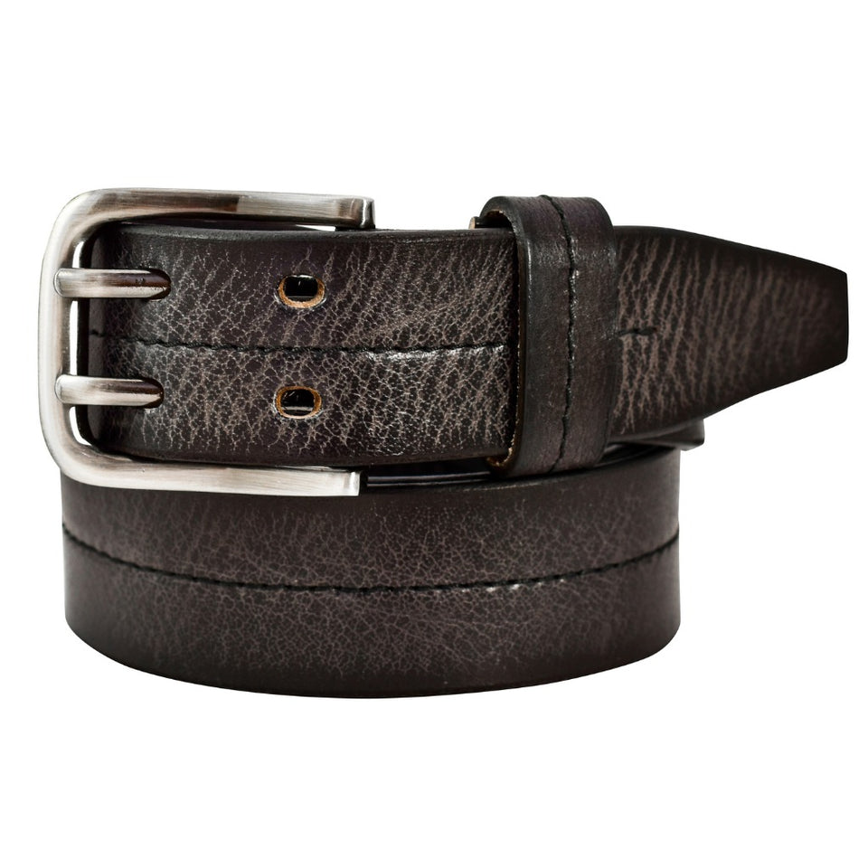 Texhide Stylish Leather Belts for Men (Black, Brown)