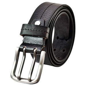 Texhide Stylish Leather Belts for Men (Black, Brown)
