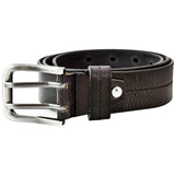Texhide Stylish Leather Belts for Men (Black, Brown)