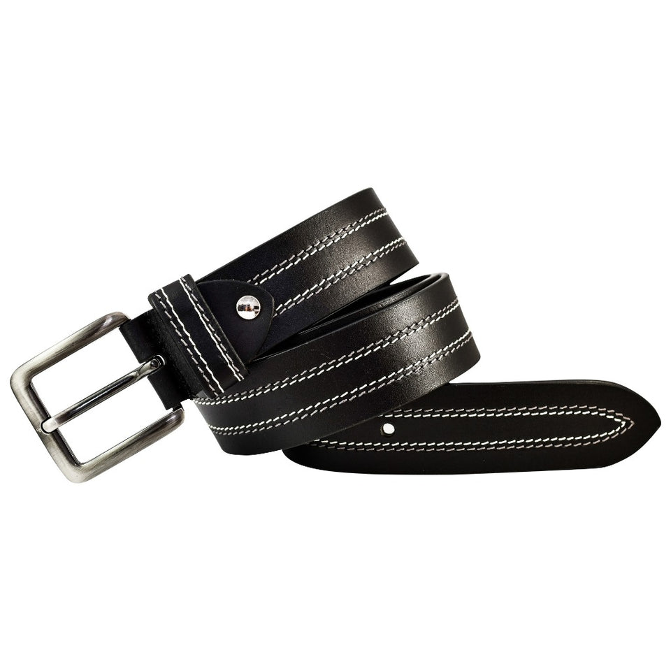 Texhide Quality Leather Belts for Men (Black, Brown)