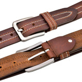 Texhide Quality Leather Belts for Men (Black, Brown)