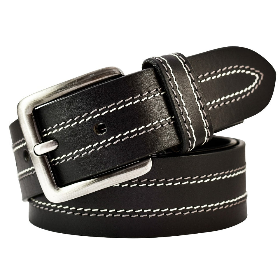Texhide Quality Leather Belts for Men (Black, Brown)