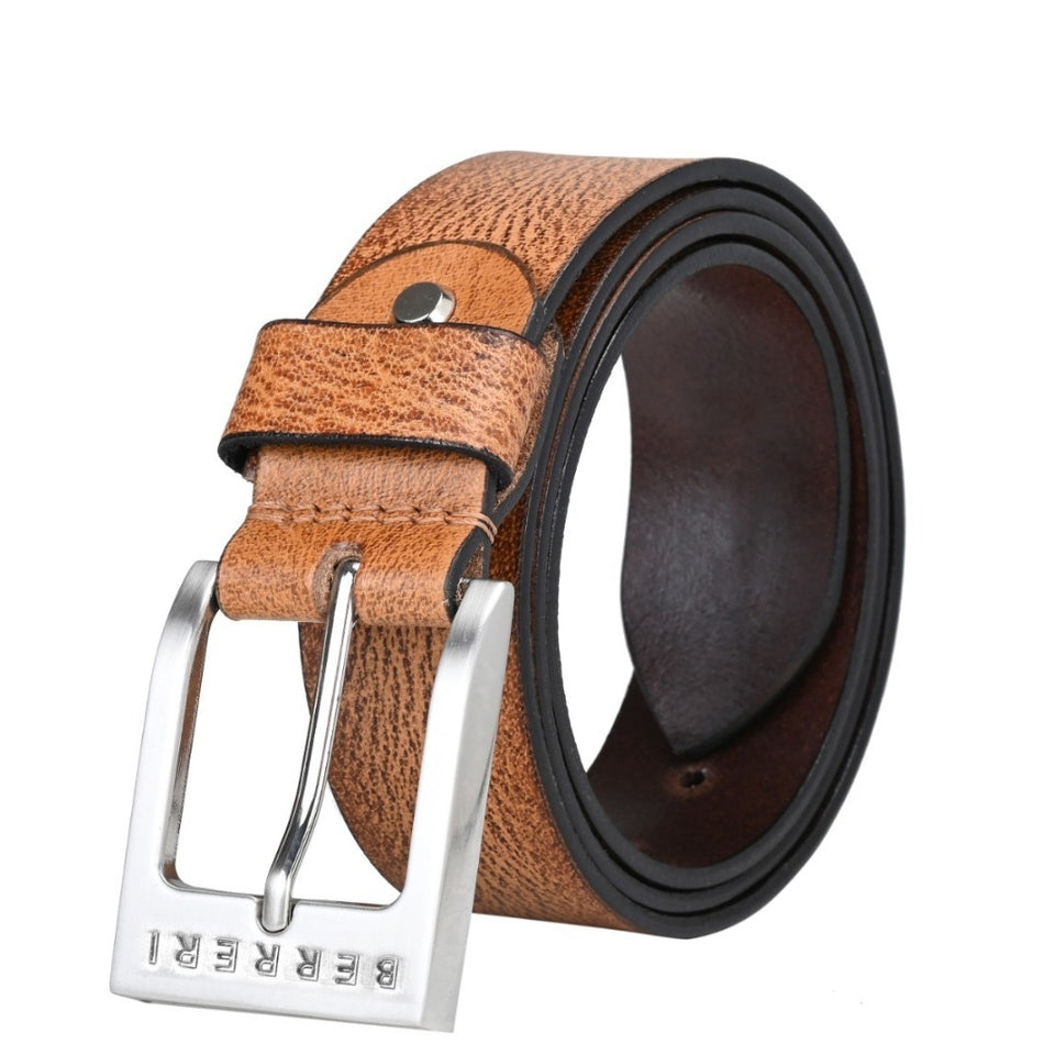 Texhide Classic Leather Belt For Men (Black, Brown,Tan)
