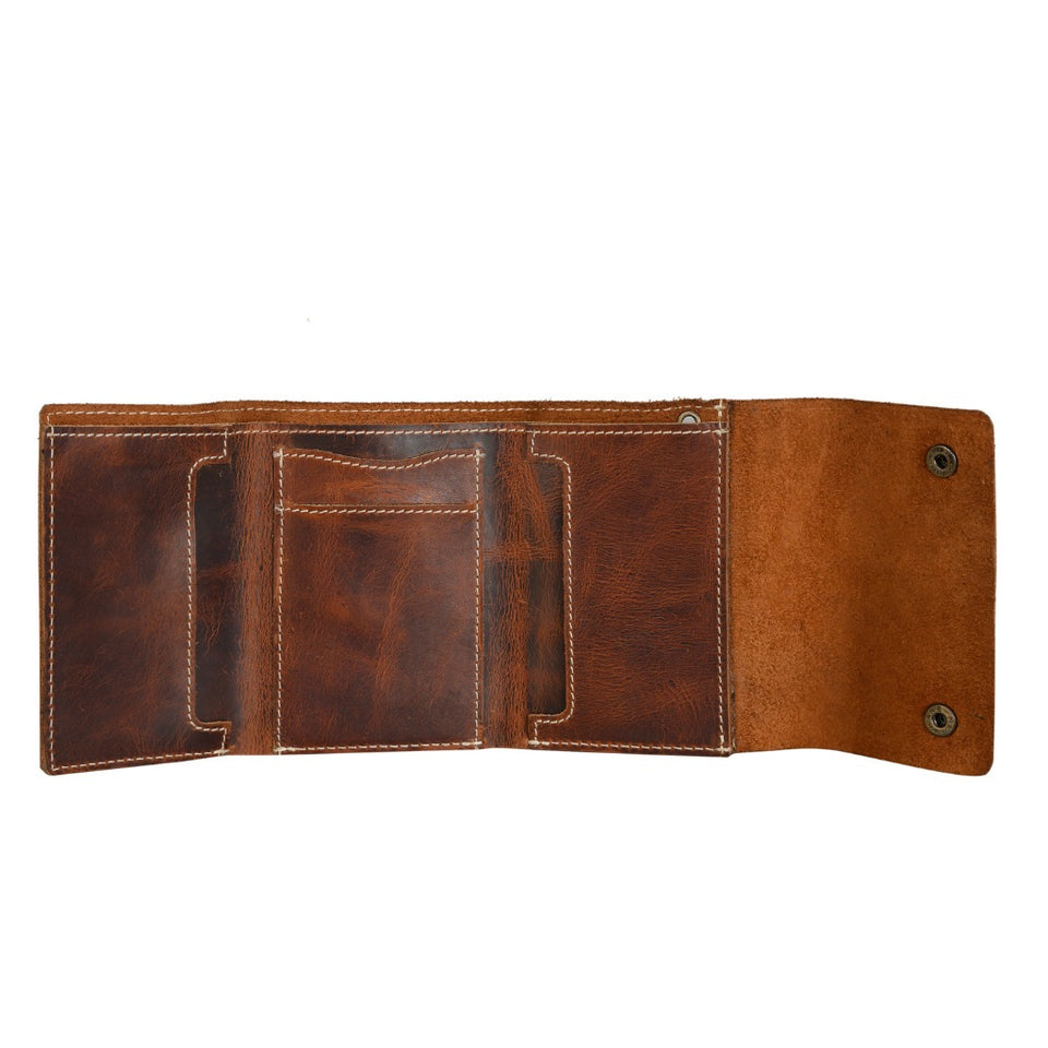 Texhide Stylish Leather Biker Wallet