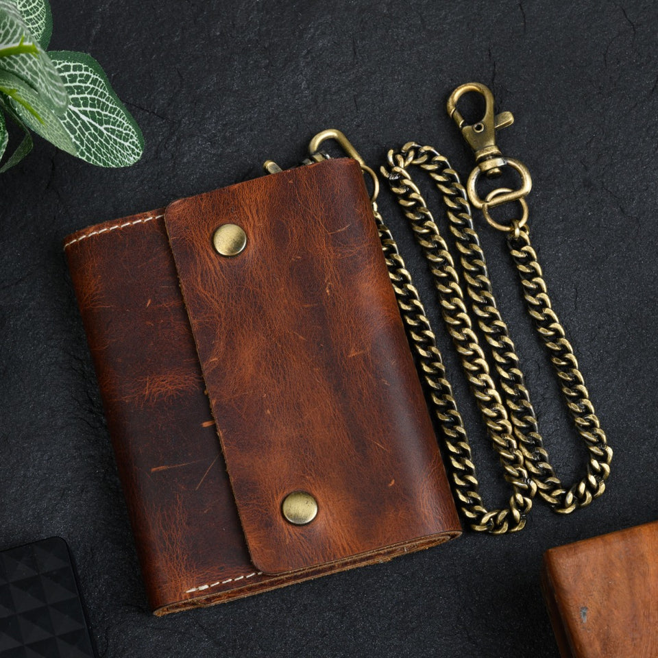 Texhide Stylish Leather Biker Wallet