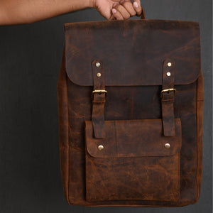 Texhide Classic Leather Back Bag