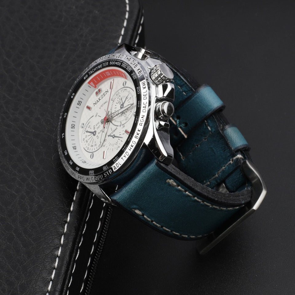 Texhide Casual Leather strap for Watch