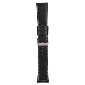 Texhide Standard Watch Leather Strap For Men (Black, Brown, Tan)