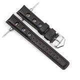 Texhide Casual Watch Leather Strap For Men (Black, Brown, Red)
