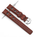 Texhide Casual Watch Leather Strap For Men (Black, Brown, Red)