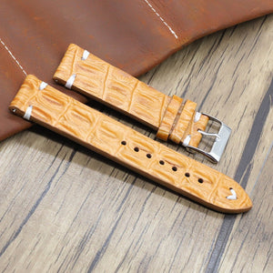 Texhide Leather Strap For Watch(Black, Grey, Tan)