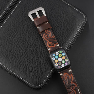 Texhide Casual Leather Strap For Smartwatch