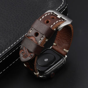 Texhide Casual Leather Strap For Smartwatch