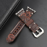Texhide Casual Leather Strap For Smartwatch